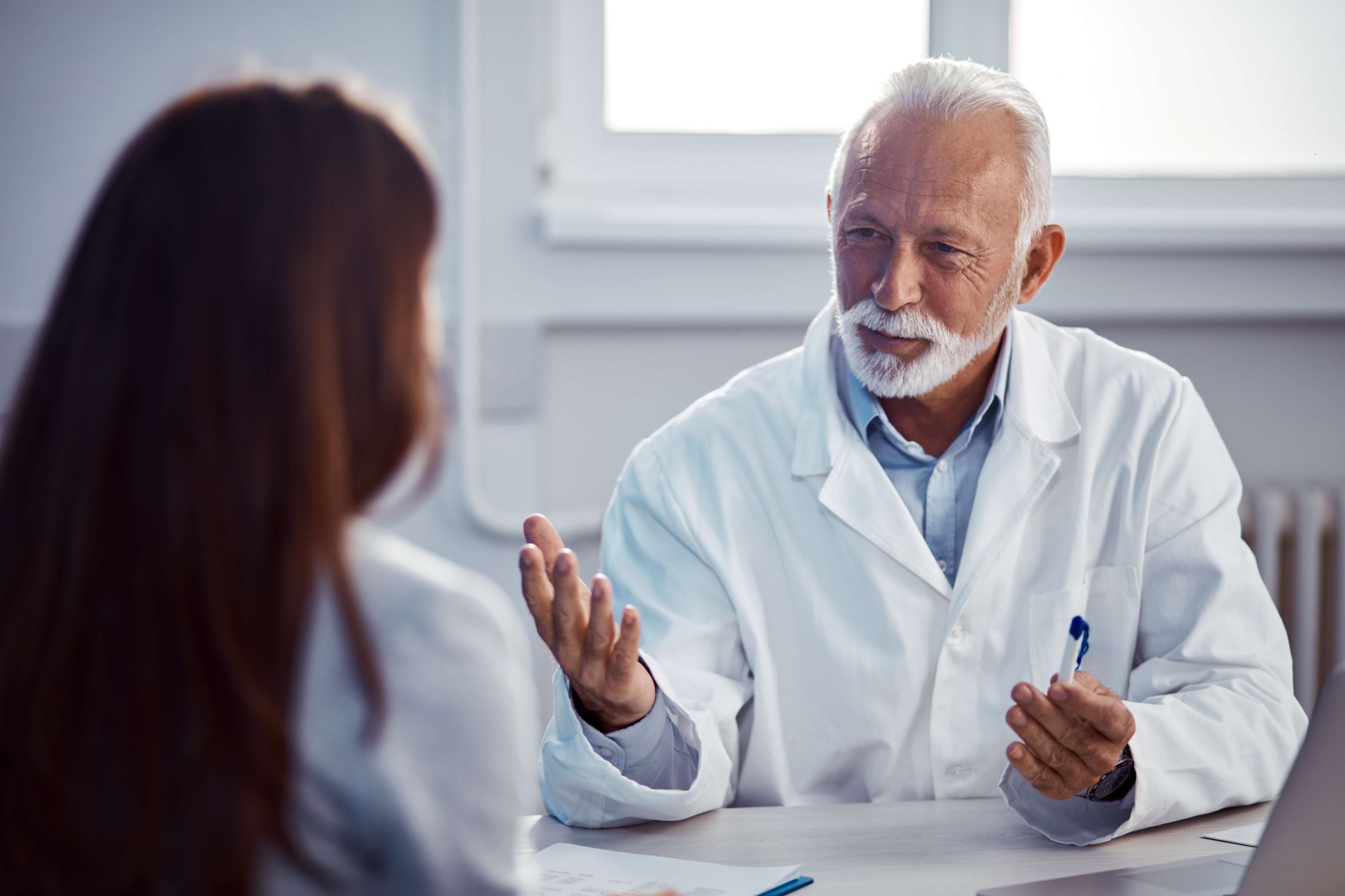 Doctor and patient conversation